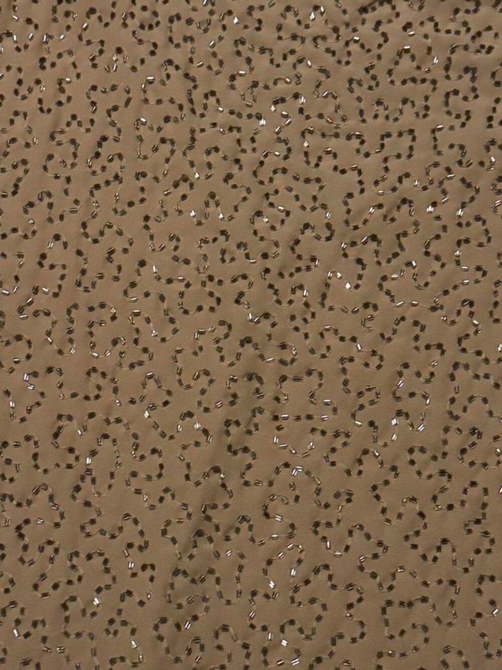 ✨VTG Y2K BEBE Neutral Women’s Beaded Open Back Cocktail Homecoming Mini Dress M - Picture 8 of 10